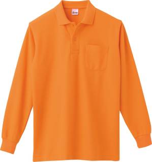 5.8オンス T/C長袖ポロシャツ（ポケット付）（00169-VLP）